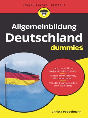 cover image of Allgemeinbildung Deutschland f&uuml;r Dummies